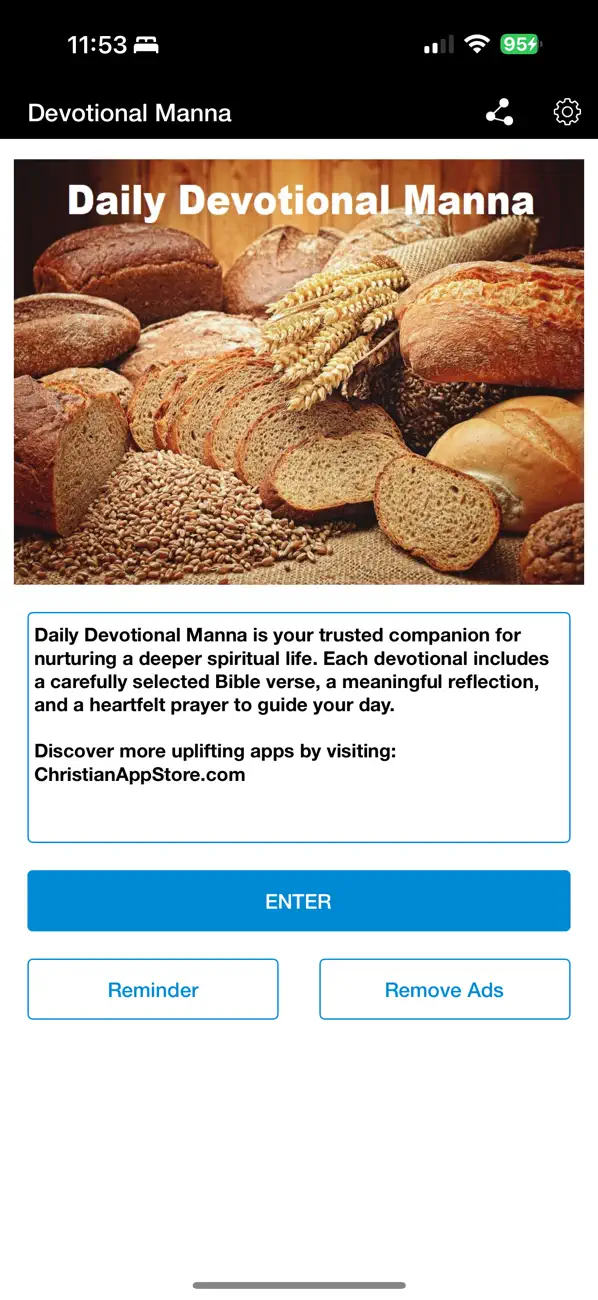 Screenshot #1 pour Daily Devotional Manna