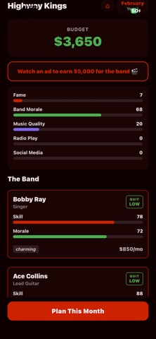 Band Manager: Platinum or Bust Screenshot 8 of 8