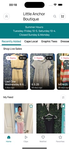 Little Anchor Boutique iPhone screenshot