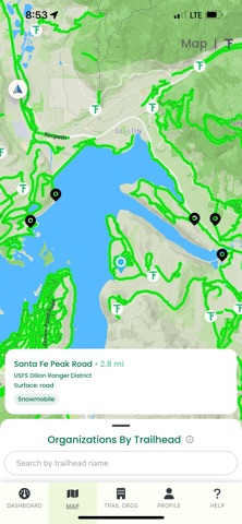 Trailfunds screenshot