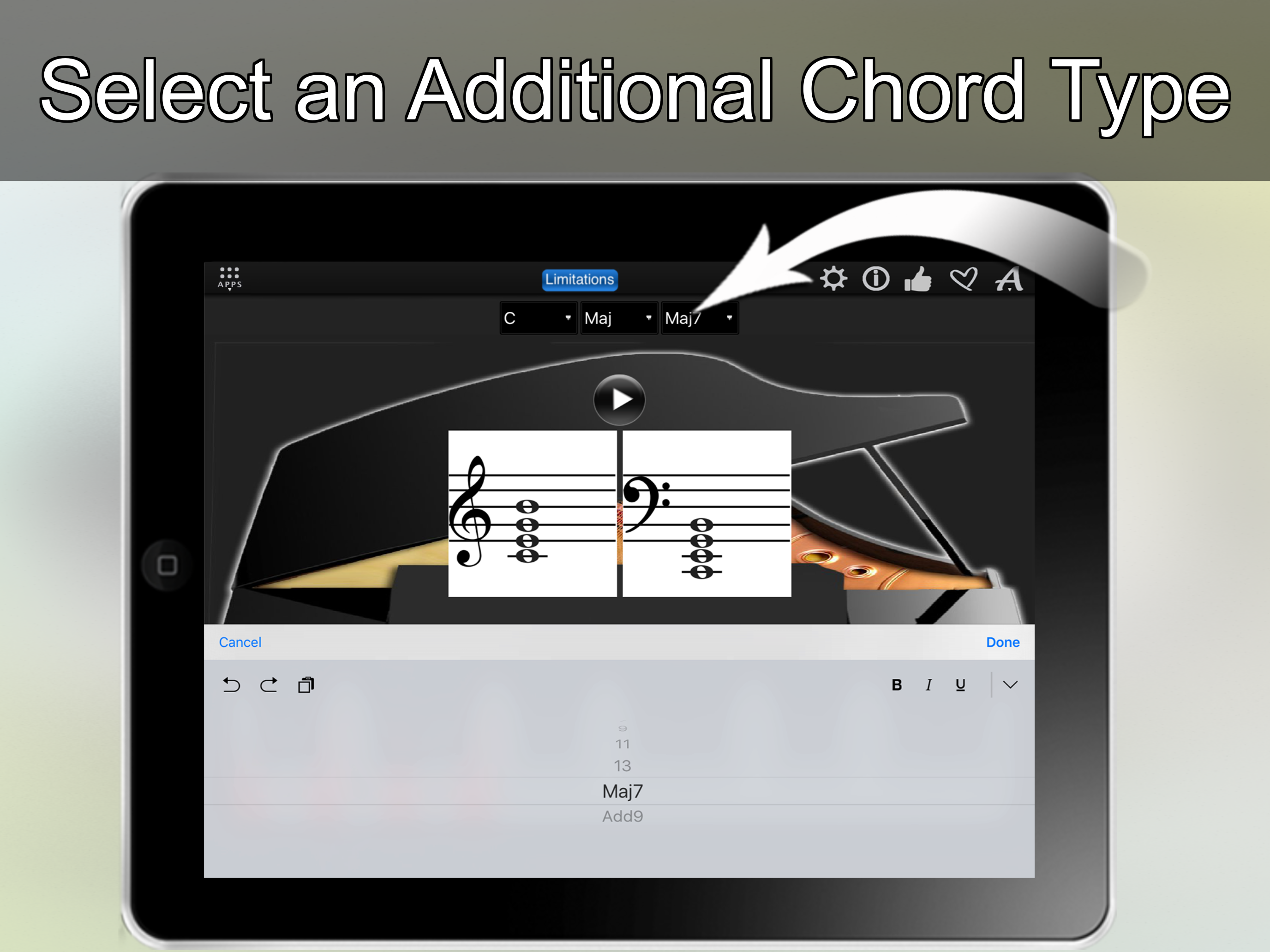 Piano Chords Compass Lite screenshot 16
