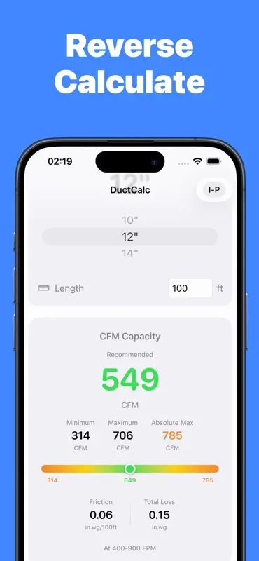 Ductulator - Duct Calculator screenshot 5 of 7