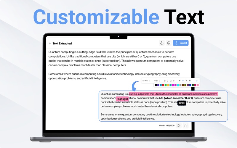 App screenshot