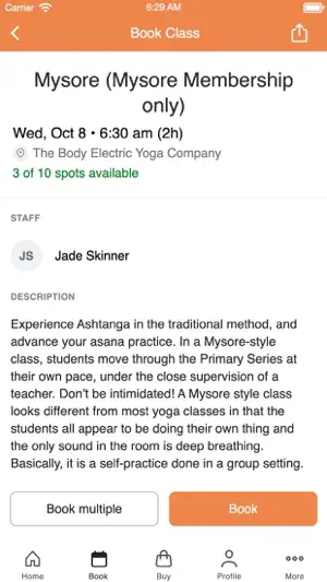 The Body Electric Yoga Company screenshot 3