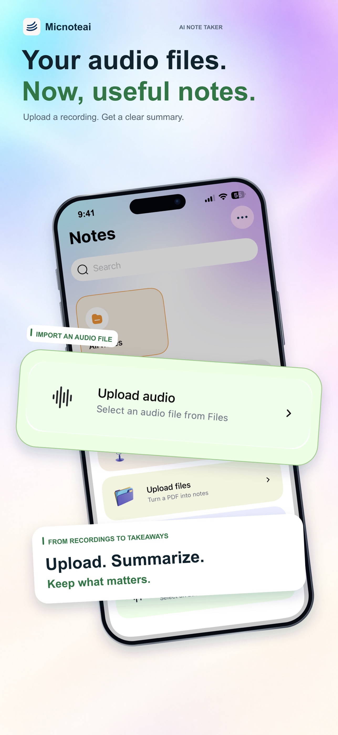 Screenshot 5 of AI Note Taker - Micnoteai