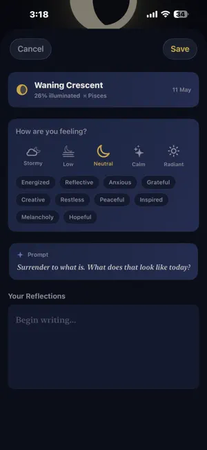 Luna Journal Moon Phases screenshot 2