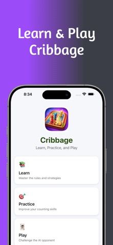 Cribbage - Play & Learn Screenshot 1 of 6