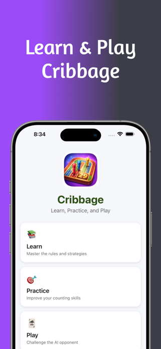 Cribbage - Play & Learn Screenshot 1 of 6