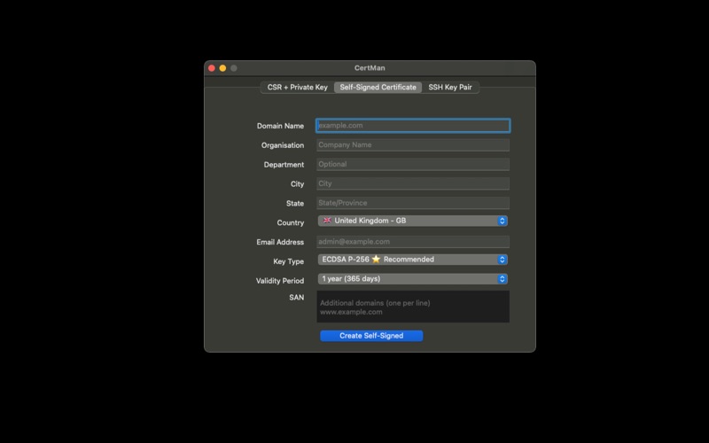 CertMan screenshot