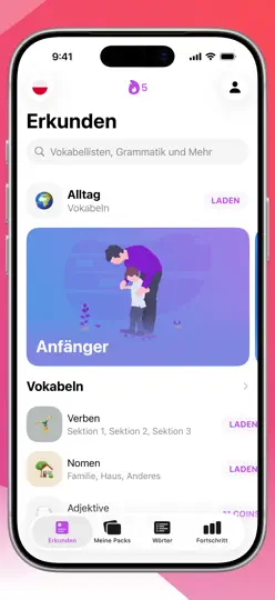 Screenshot von Polnisch Lernen - Anfänger auf dem iPhone 5