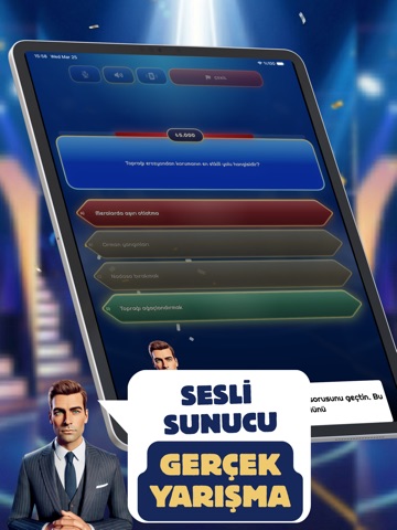 Milyoner Bilgi Yarışması Quiz iPad screenshot