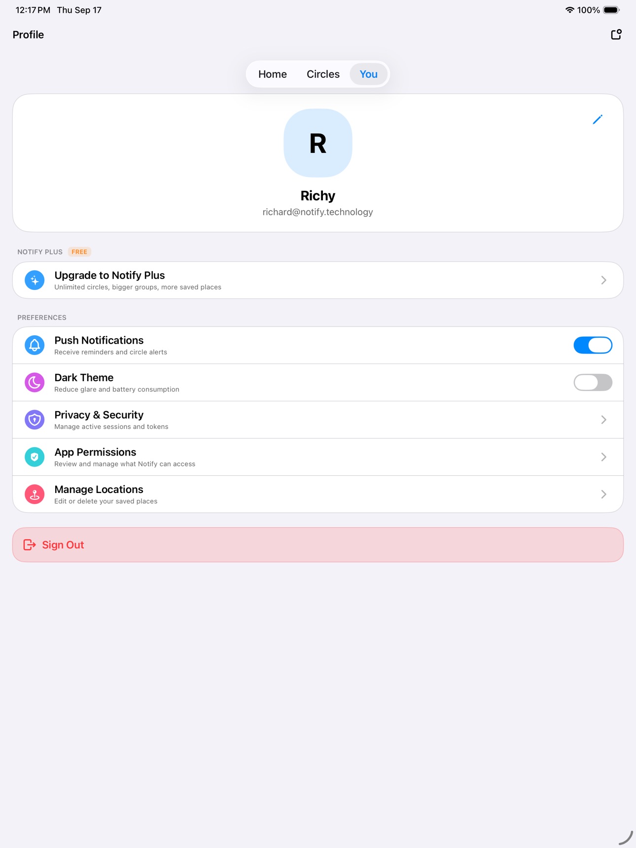 Screenshot 7 of Notify: Shared To-Do Reminders