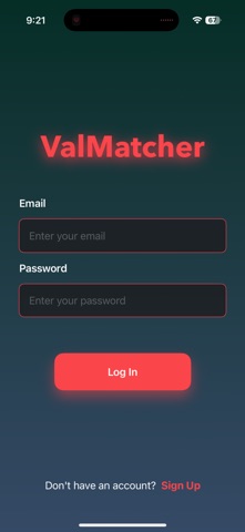 ValMatcher screenshot