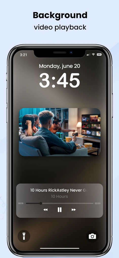 Video Player : All-in-One - Experience uninterrupted media consumption with background video playback, enabling users to continue watching content even when the device is locked, alongside integrated lock screen controls.