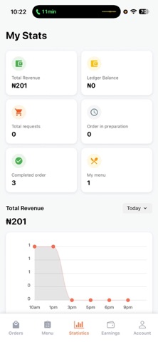 Ryde9ja: Vendors & Restaurants iPhone screenshot