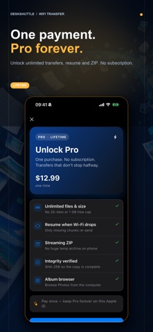 DeskShuttle: WiFi Transfer screenshot 5