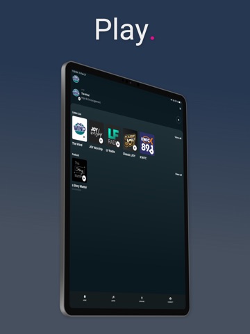 The Wind Radio iPad screenshot