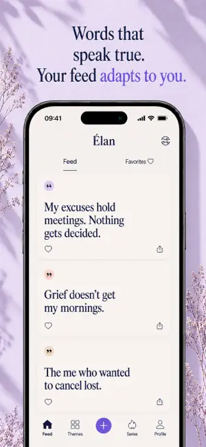 Élan: Positive Affirmations screenshot 2