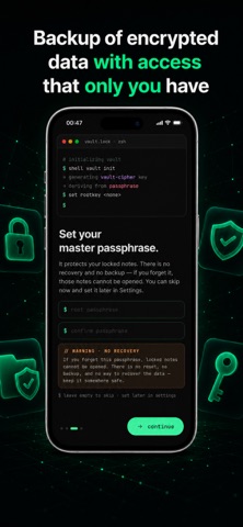Shell Notes: Encrypted Vault Screenshot 6 of 6