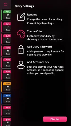 EZ Diary App screenshot 4