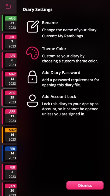 EZ Diary App screenshot-3