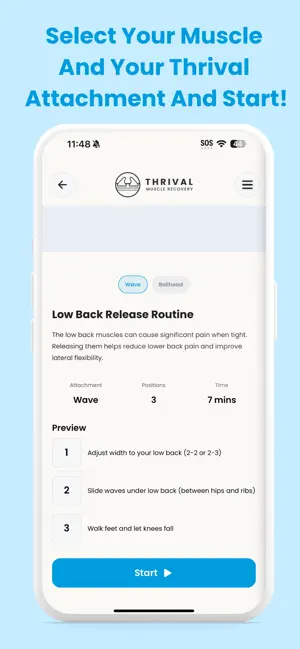 Thrival Muscle Recovery screenshot 2