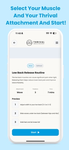 Thrival Muscle Recovery Screenshot 2 of 3