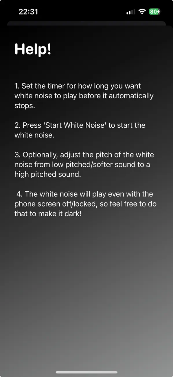 Screenshot #3 pour Just White Noise
