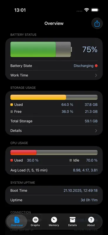 System Status Pro: hw monitor screenshot 6 of 9