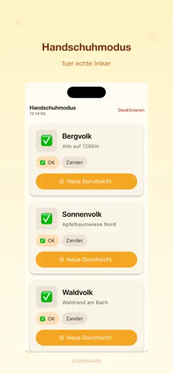 Screenshot von SummSumm – Imkerei-App auf dem iPhone 4