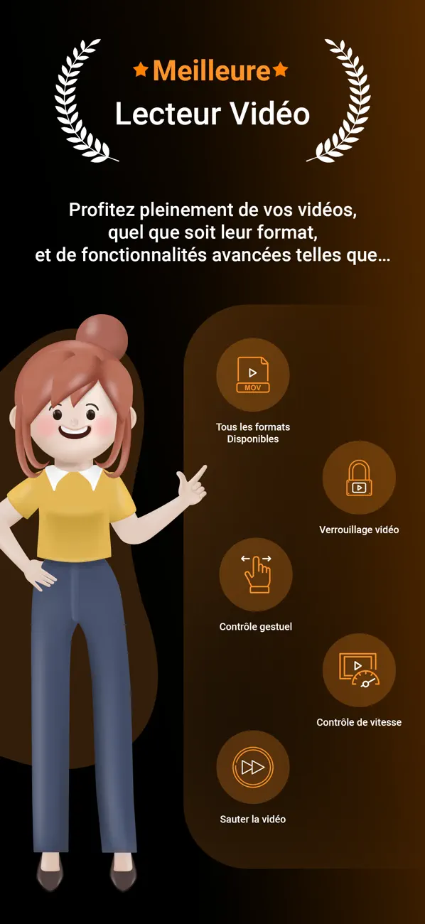 Screenshot #1 pour Lecteur vidéo tous formats
