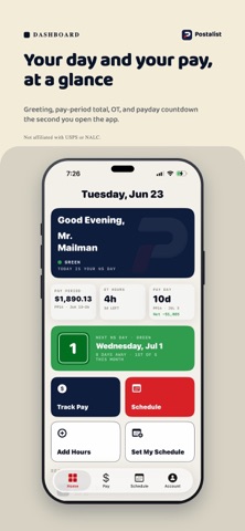 Postalist screenshot