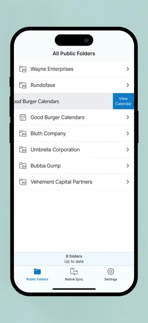 CiraSync Public Folders O365 screenshot 1