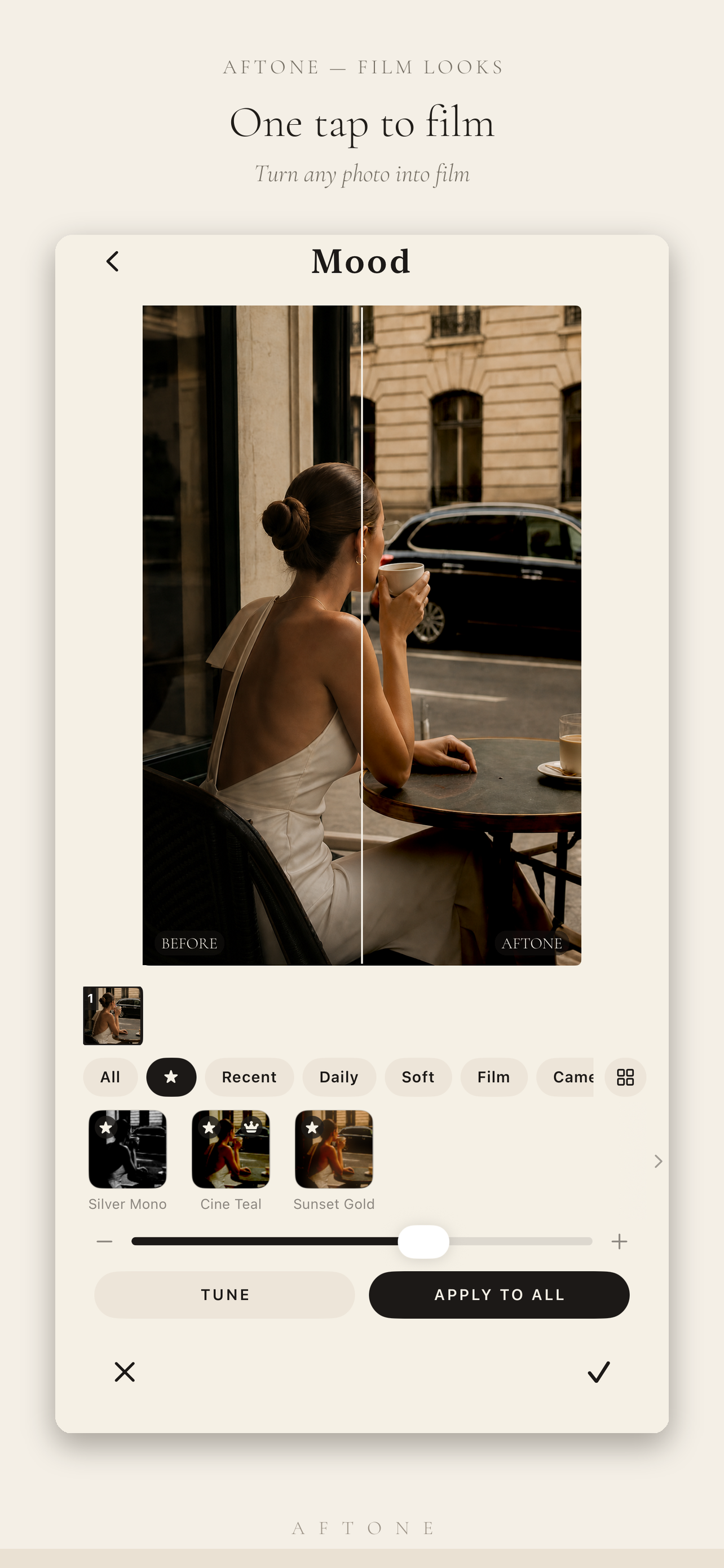 Aftone : Film Photo Editor screenshot 4