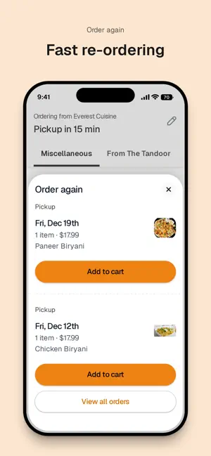 Everest Cuisine To Go screenshot 4