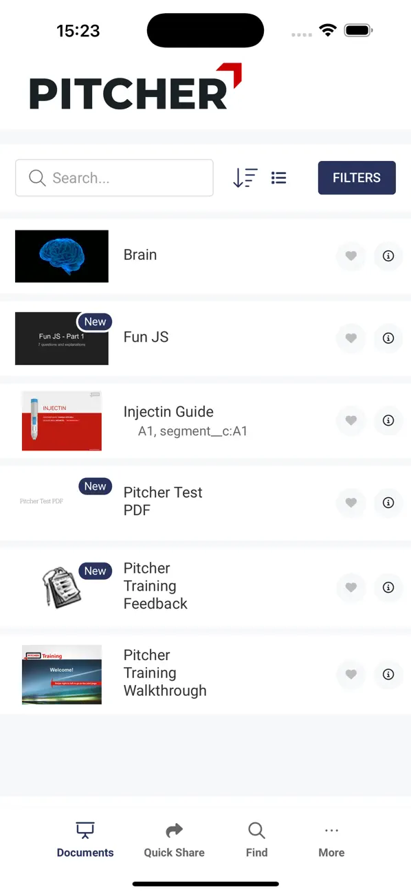 Screenshot #1 pour PITCHER Impact