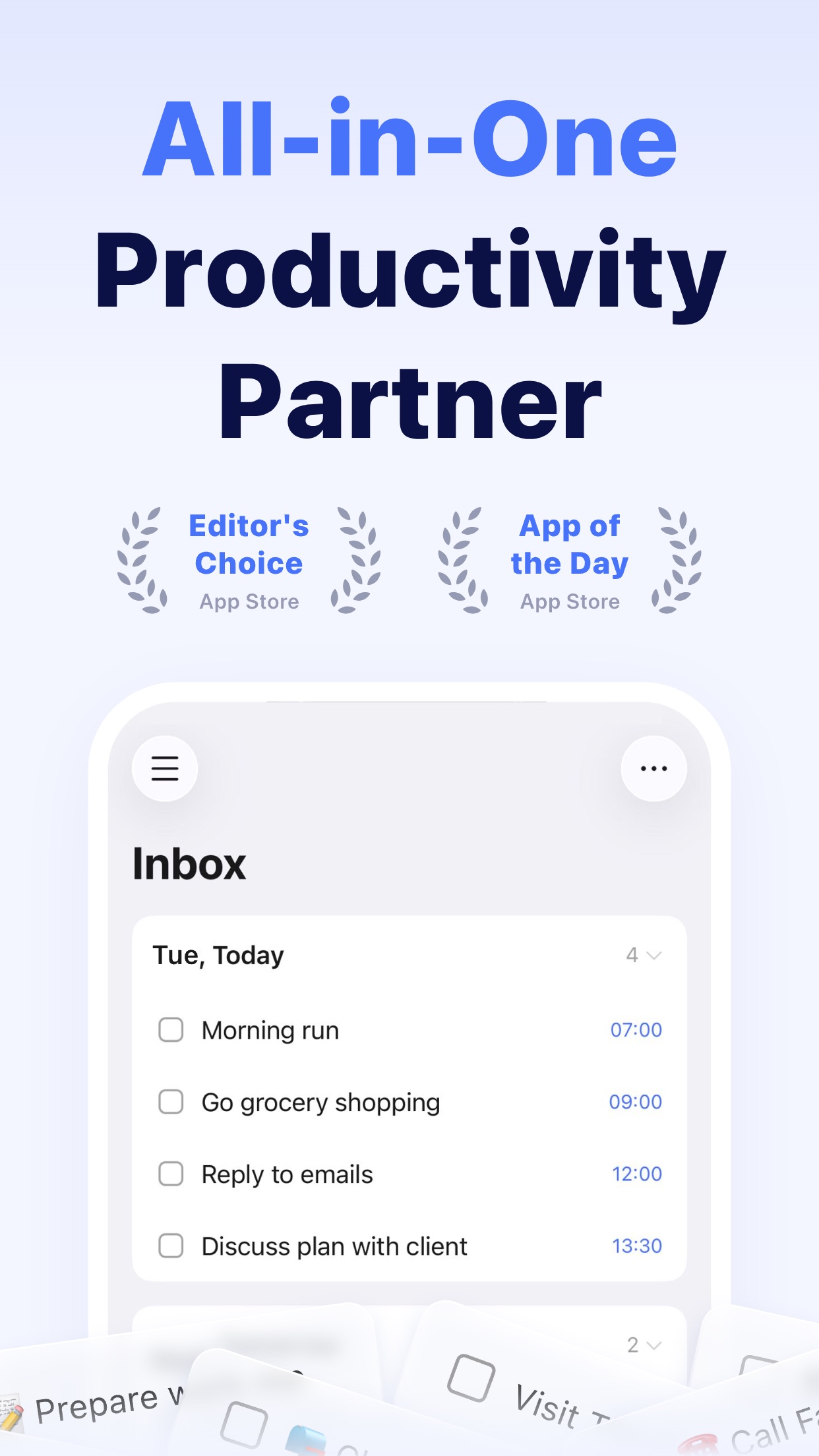 Screenshot 1 of TickTick:To-Do List & Calendar