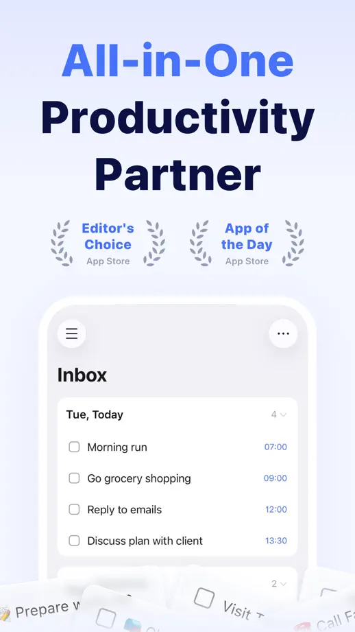 TickTick, App Store screenshot 1