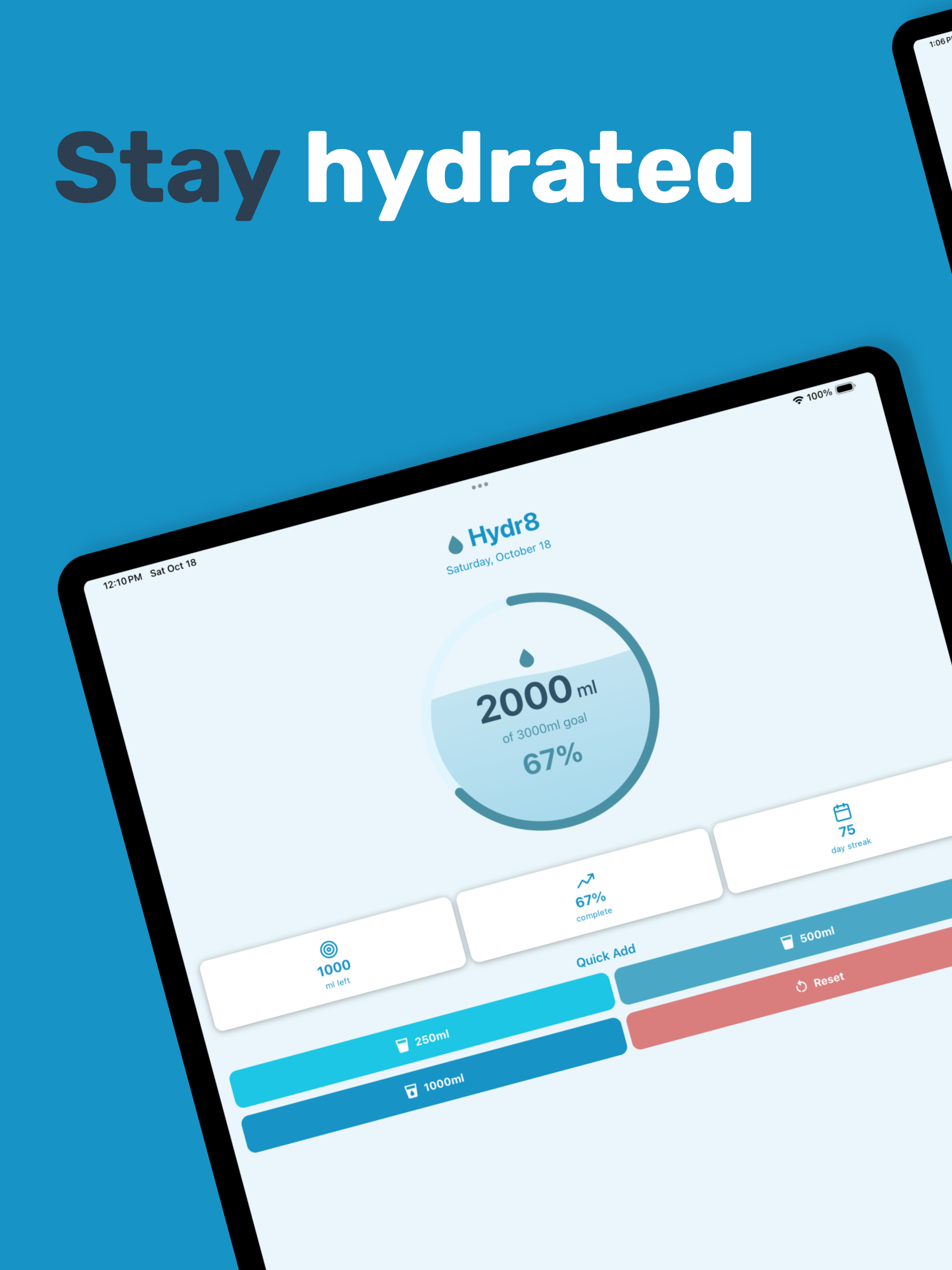 Hydr8: Daily Water Tracker