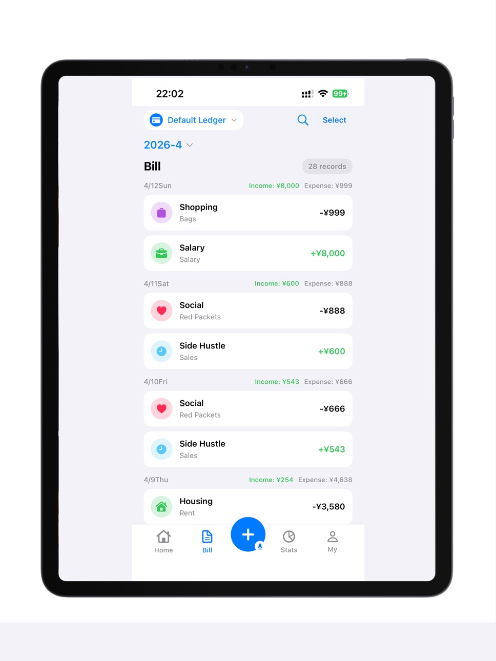 iPad screenshot
