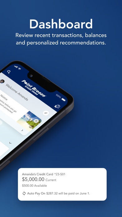 Screenshot #2 pour Point Breeze Credit Union App
