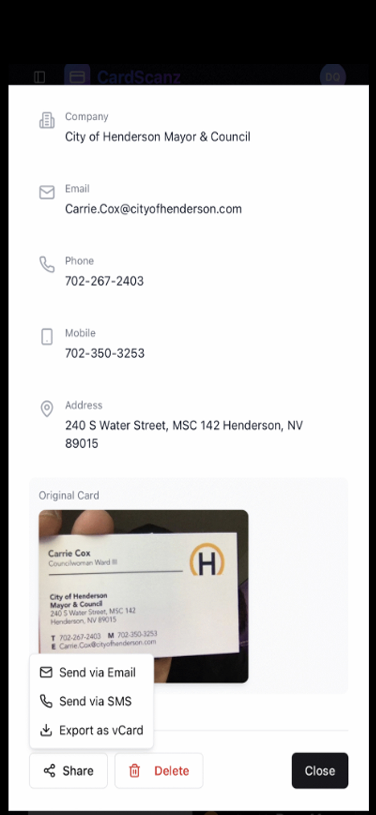 Card Scanz screenshot 5