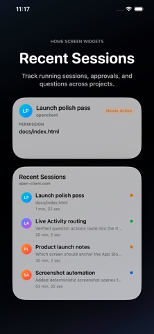 OpenClient for OpenCode iPhone screenshot 9