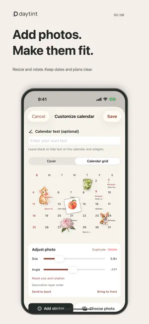 Daytint: Calendar & Widgets screenshot 3