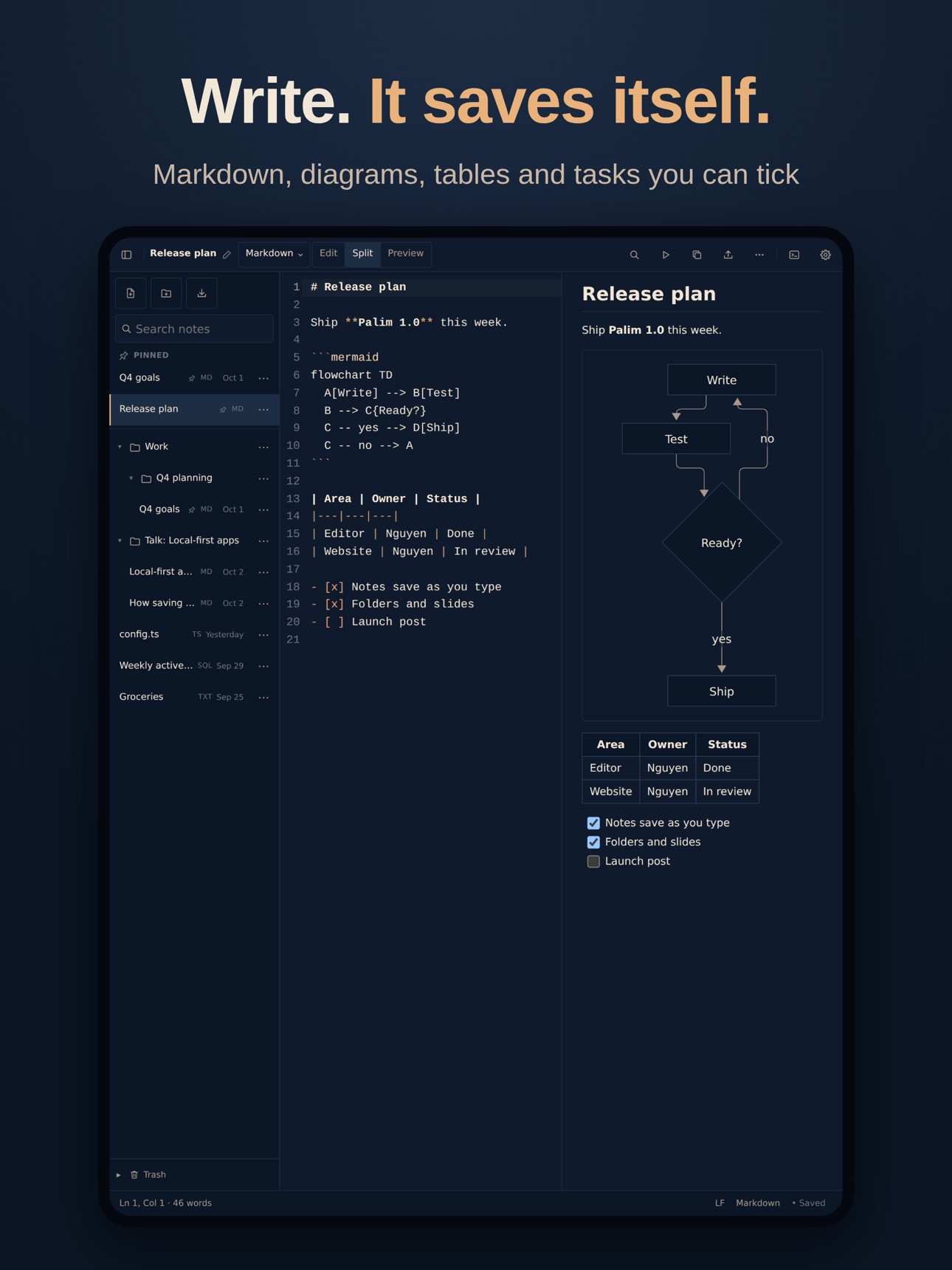 Screenshot 7 of Palim: Scratchpad