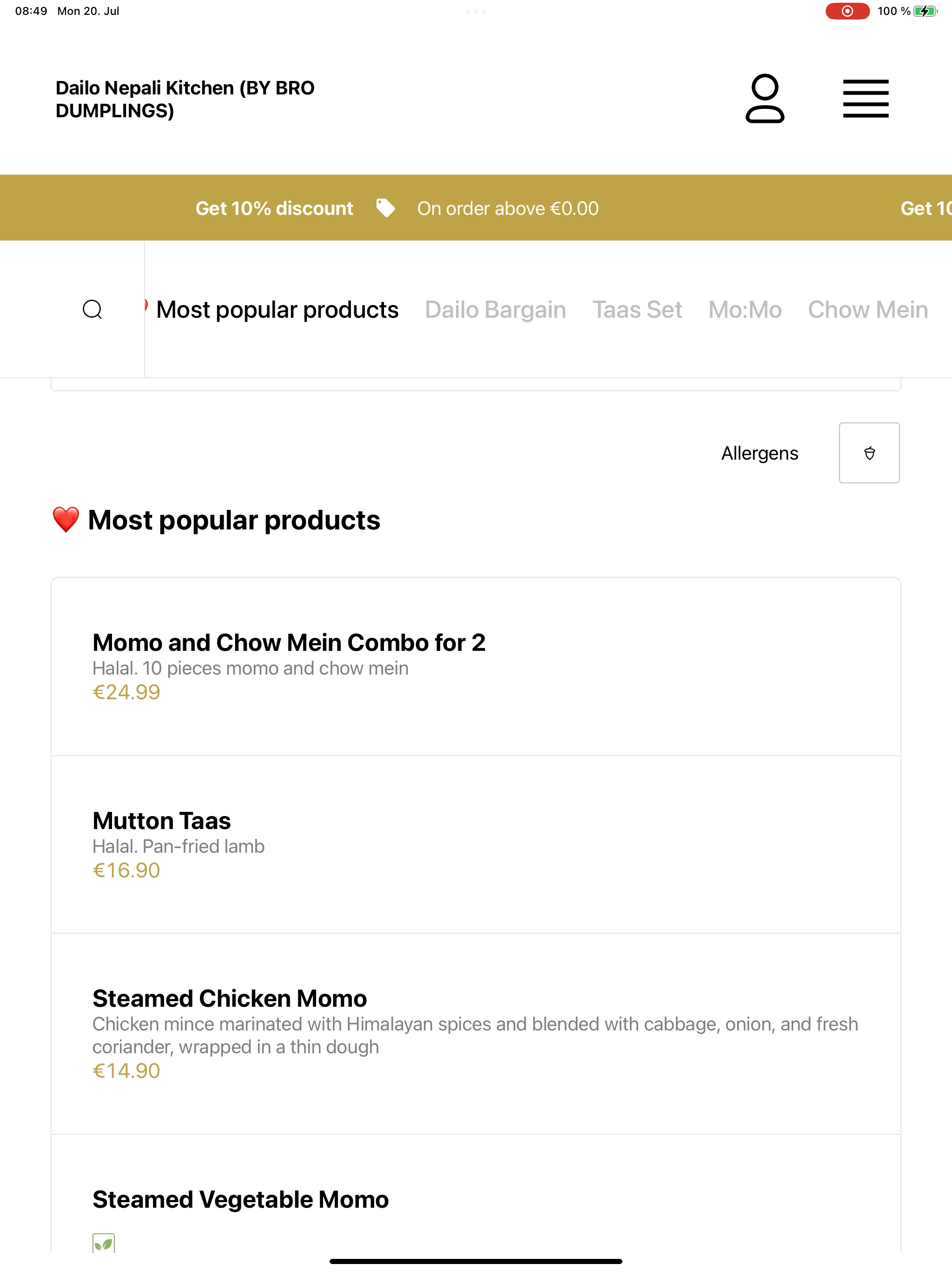 Dailo Nepali Kitchen screenshot 13