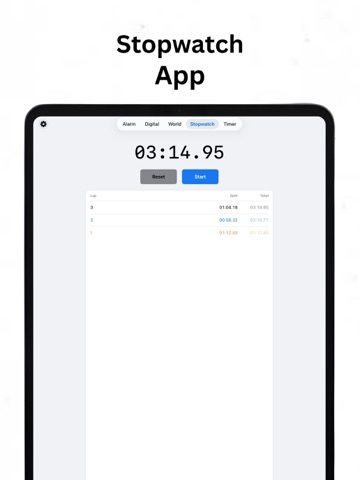 Clock ۬ iPad screenshot