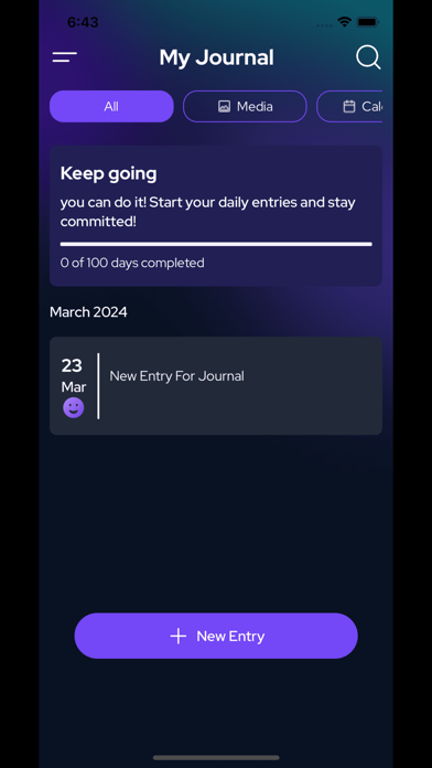 Seventh JOURNAL Screenshot