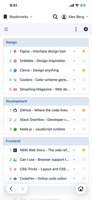 Bookmax - Bookmark Manager screenshot 4