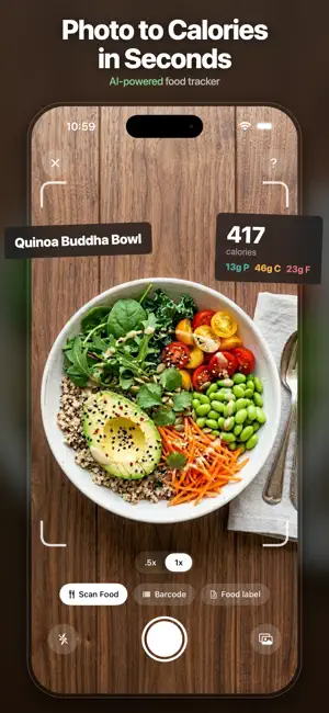 SnapNutrition: AI Food Tracker screenshot 1